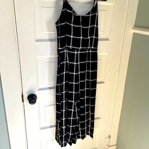 Allison Joy Black Plaid Jumpsuit